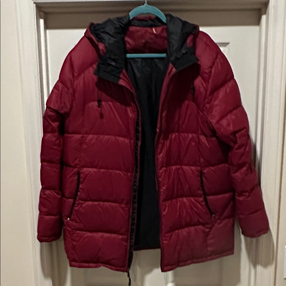 Calvin Klein Red Puffer Jacket